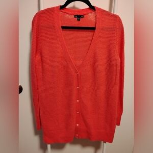Gap, Women's Coral Oversized  Cardigan Sweater